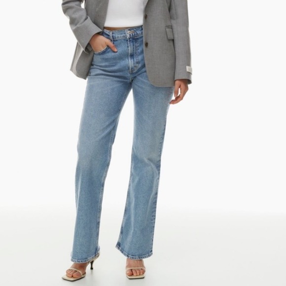 Citizens of Humanity VIDIA MID BOOT Straight Leg Jeans SAGA WOMEN 29
